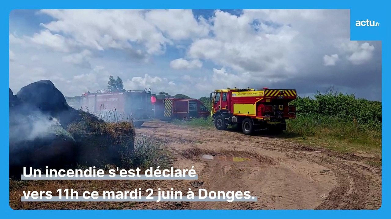 Incendie « longue durée » de 400 m³ de foin dans la région de Saint-Nazaire : s’agit-il d’un acte volontaire ?