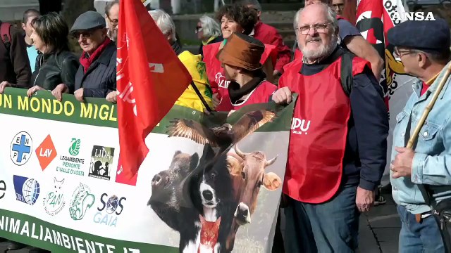Torino in corteo per la difesa degli animali