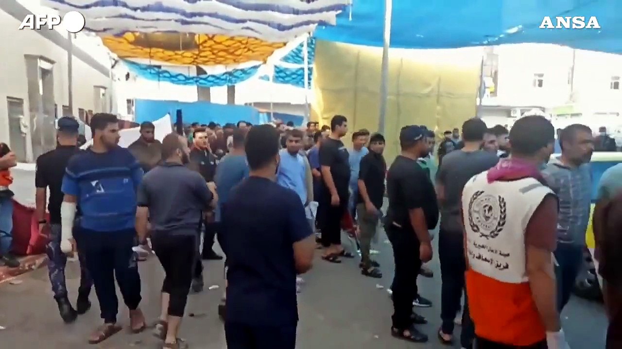 Gaza, diversi feriti arrivano all'ospedale Al-Shifa