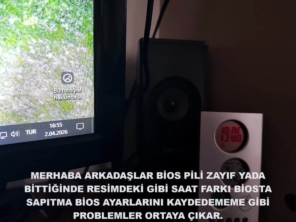 Masaüstü PC'lerde BIOS Pili Değişimi - Saat ve Ayar Sıfırlanma Sorunu Çözümü