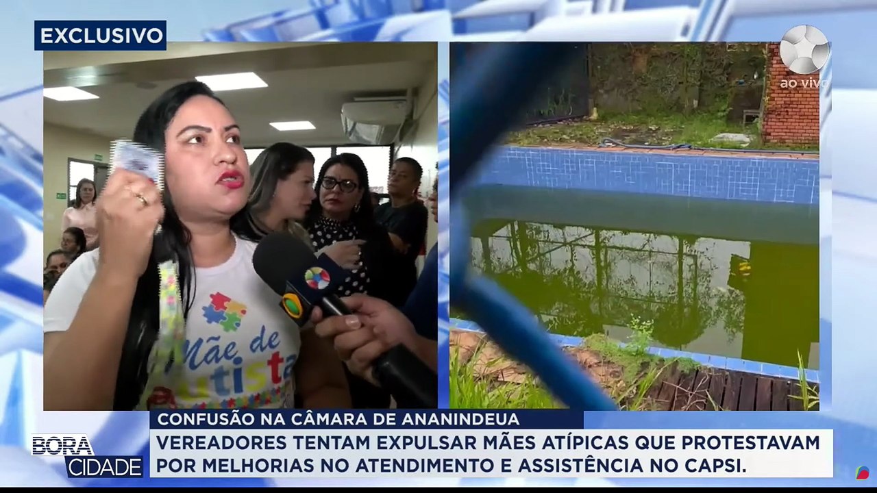 CONFUSÃO EM ANANINDEUA - MÃES PROTESTAM POR MELHORIAS NO ATENDIMENTO NO CAPSI