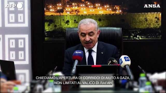 Gaza, l'appello del Primo ministro palestinese: Onu e Ue paracadutino aiuti nella Striscia