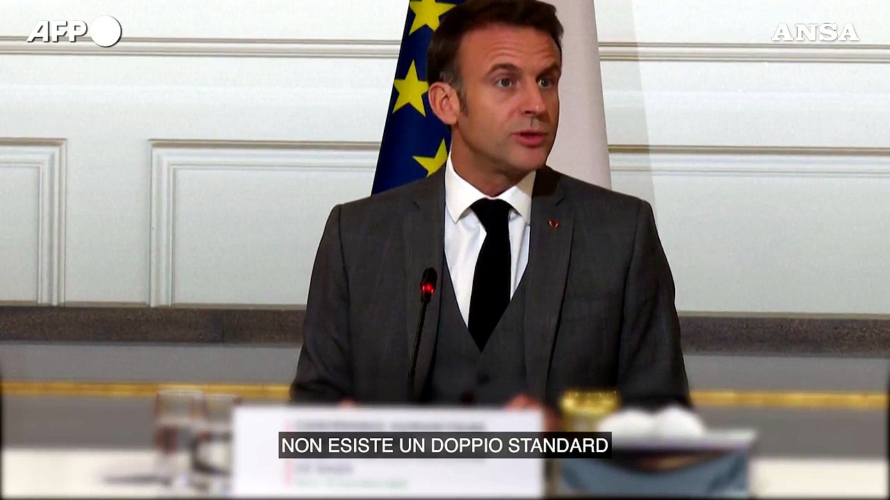 Israele, Macron: "Ha diritto a difendersi rispettando la legge e proteggendo civili"