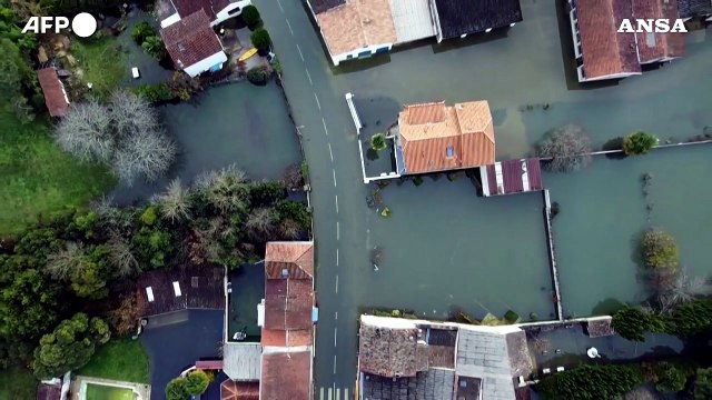 Maltempo in Francia, inondazioni nel sud-ovest del Paese