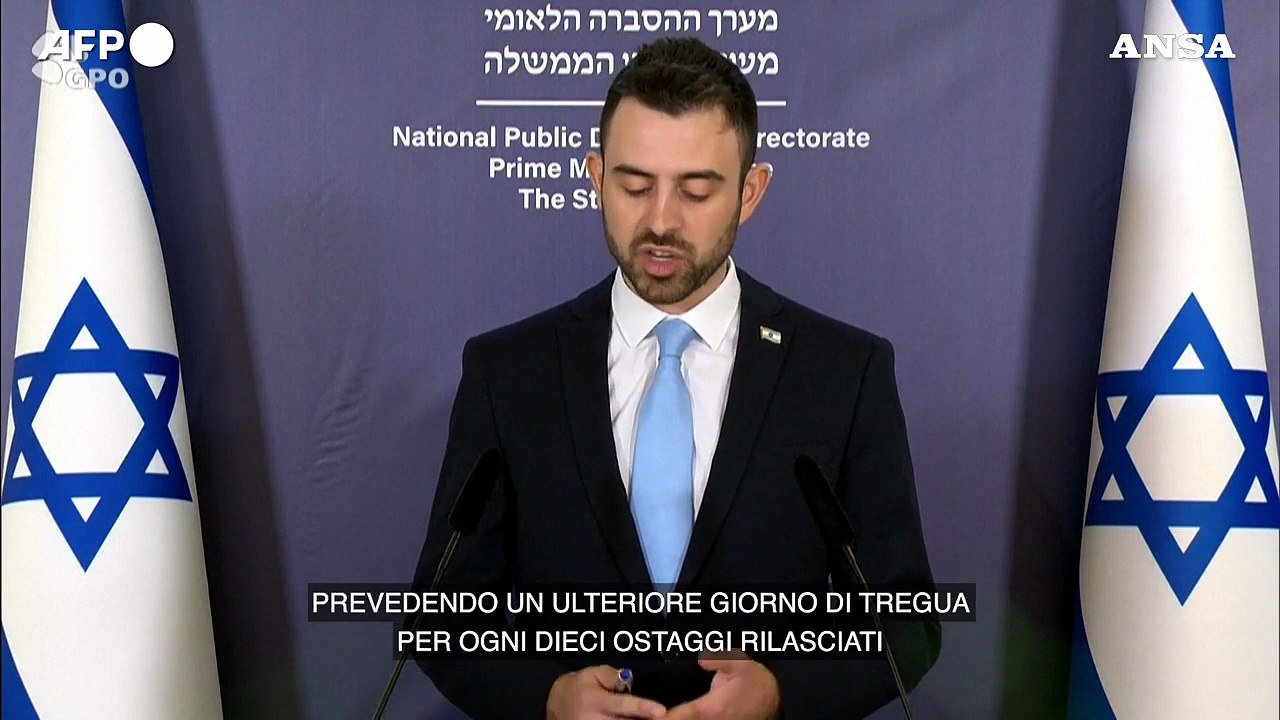Israele, offerta ad Hamas un'opzione per estendere la tregua