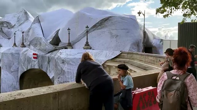 Paris : la Caverne du Pont-Neuf soulevée par le vent, son ouverture reportée