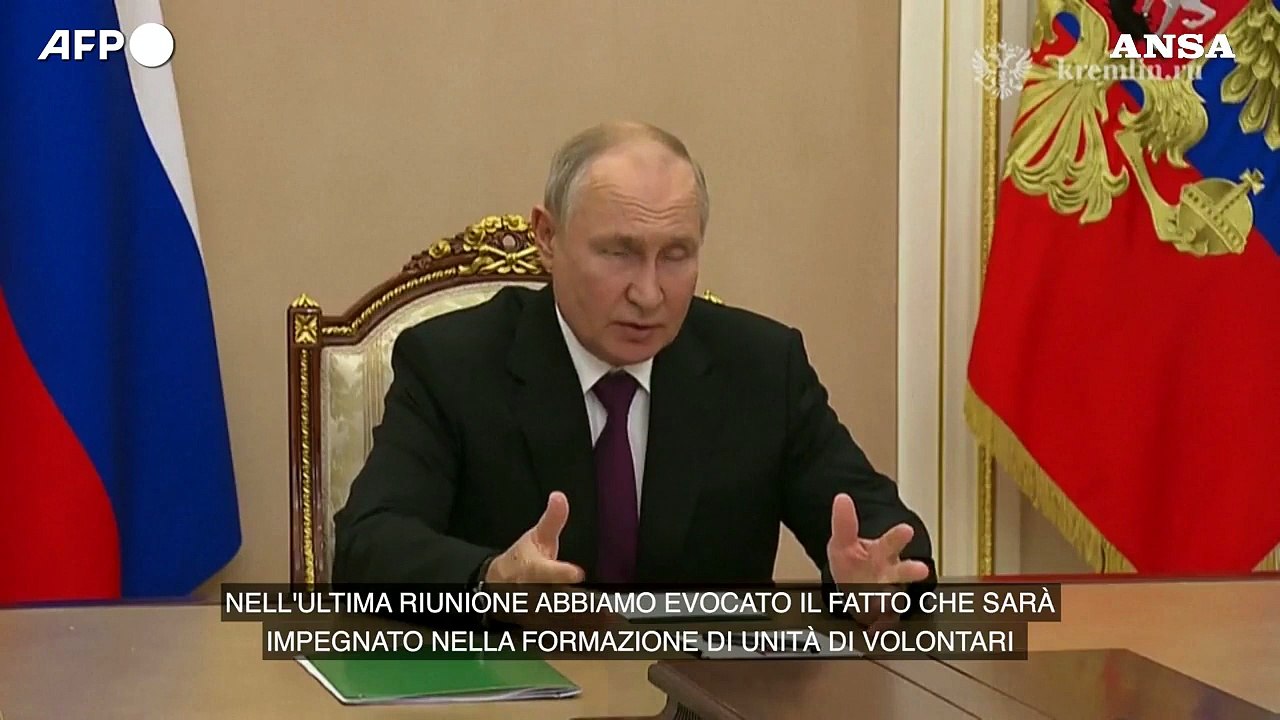 Putin affida al vice di Prigozhin il corpo volontari