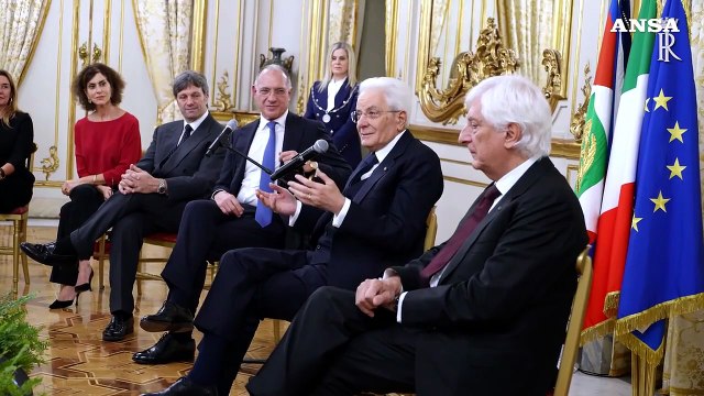 Quirinale, Mattarella incontra i vincitori del premio Leonardo
