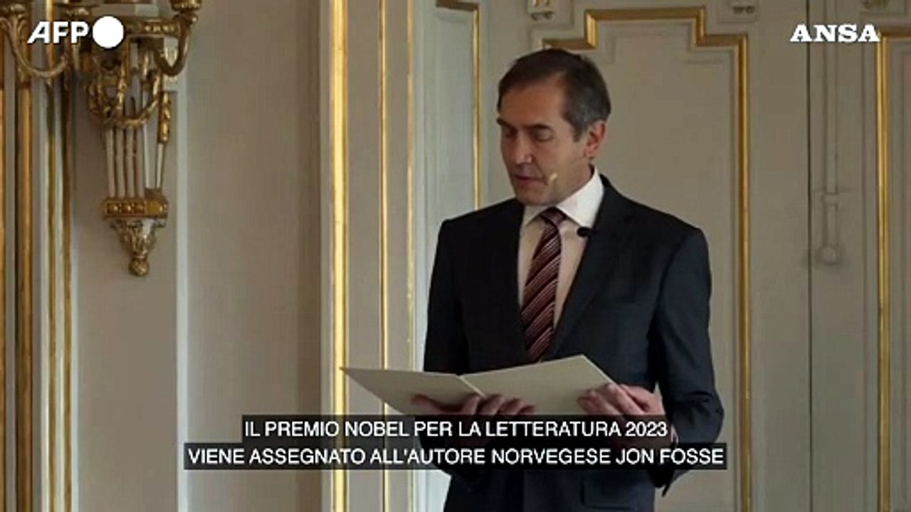 Il Nobel per la Letteratura 2023 a Jon Fosse
