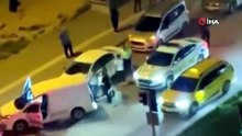 Şahinbey'de meydan savaşını aratmayan trafik kavgası