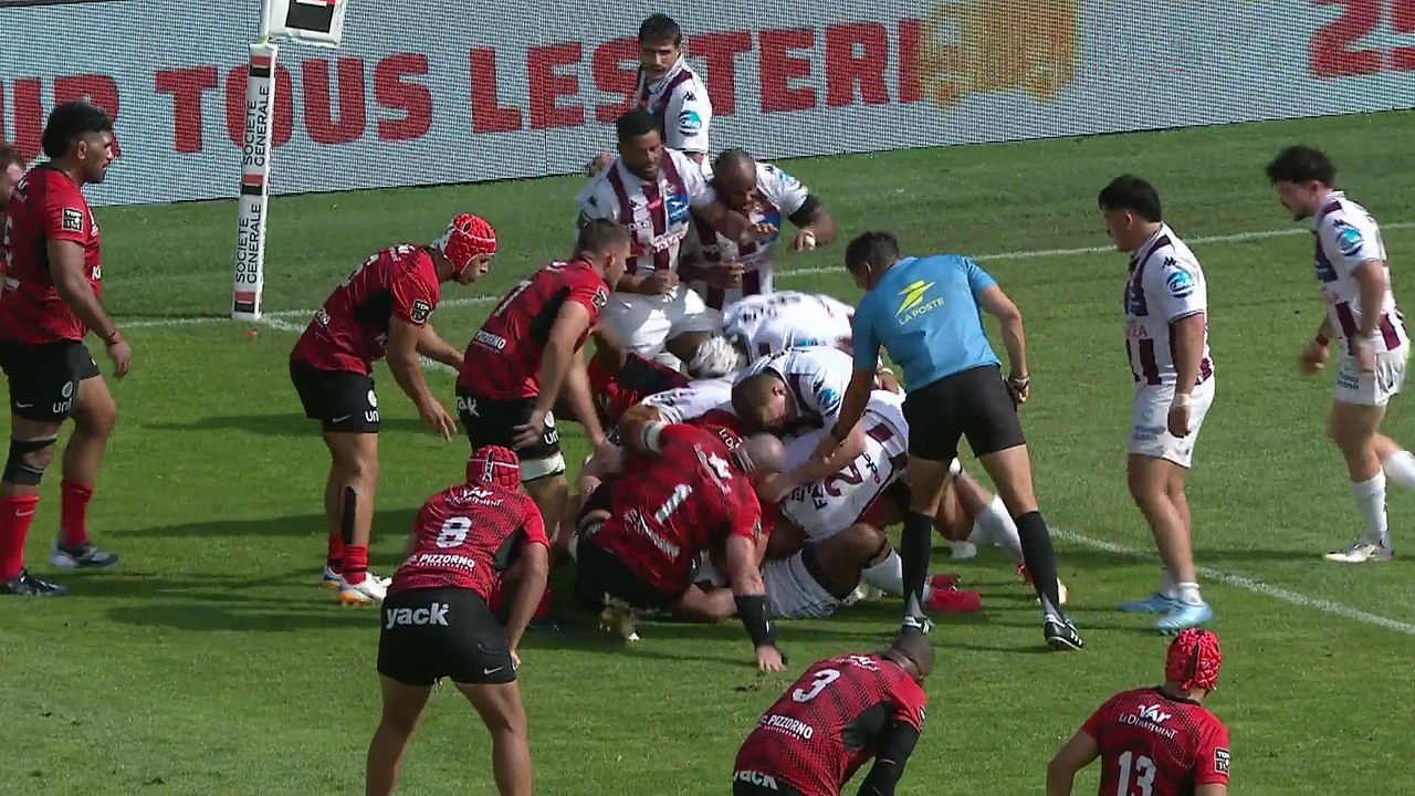 TOP 14 - Essai de Setariki TUICUVU (RCT) - RC Toulon - Union Bordeaux-Bègles