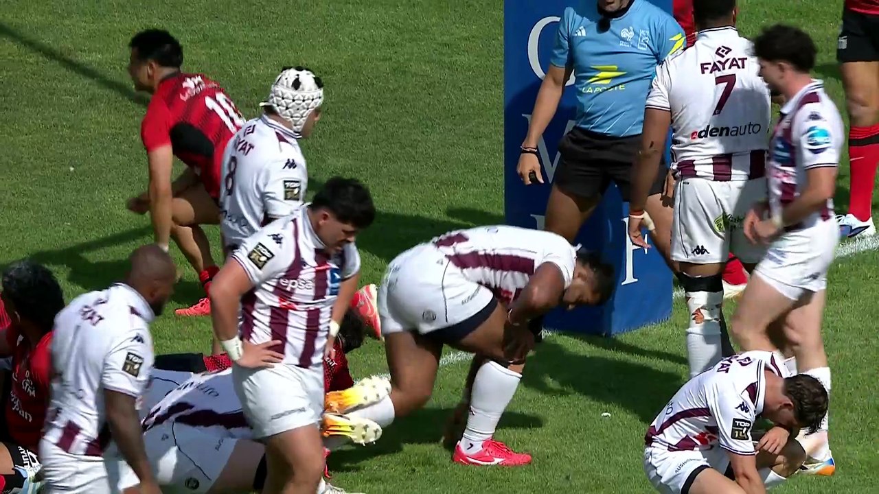 TOP 14 - Essai de Sipili FALATEA (UBB) - RC Toulon - Union Bordeaux-Bègles