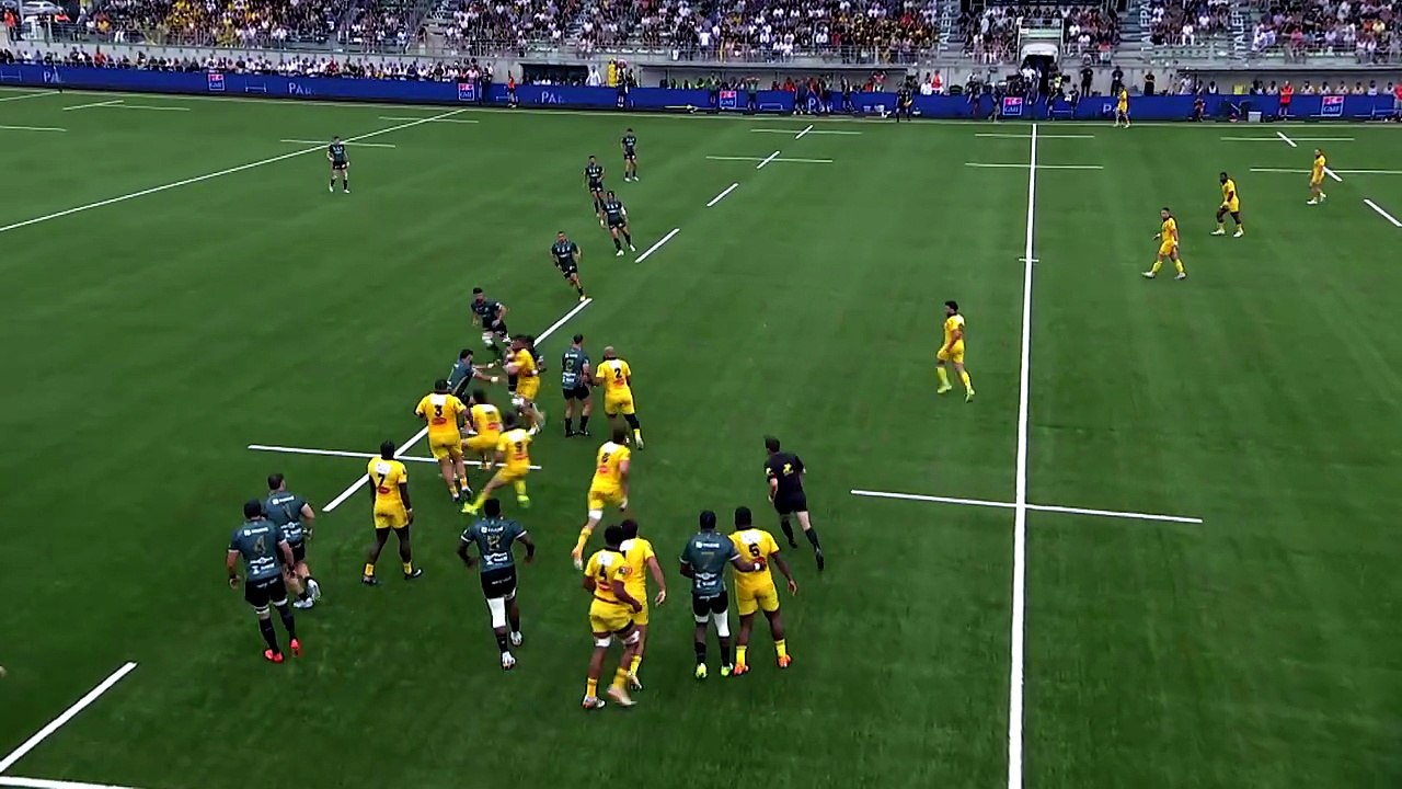 TOP 14 - Essai de Nolann LE GARREC (SR) - US Montauban - Stade Rochelais