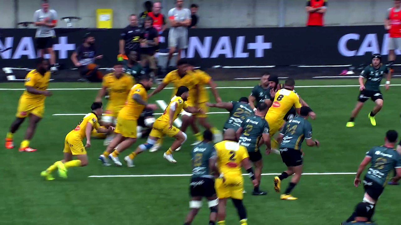 TOP 14 - Essai de Adrien SEGURET (SR) - US Montauban - Stade Rochelais