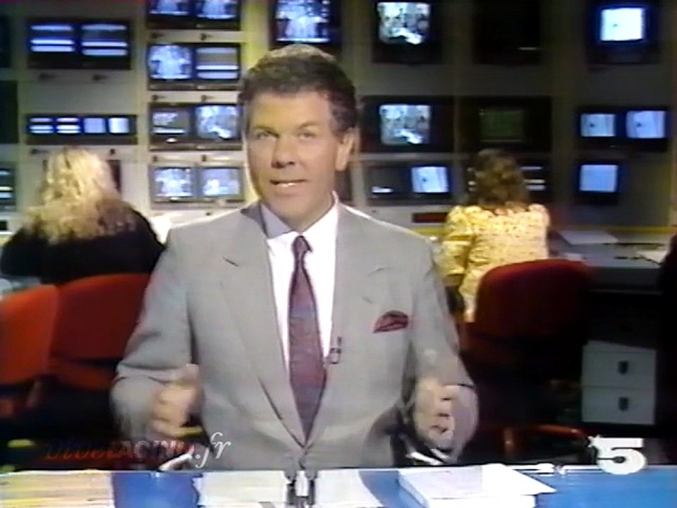 La 5 1987 Le Journal Le Dakar avec René Medge e...