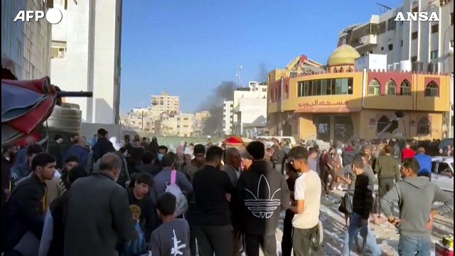 Gaza City, edifici distrutti e macerie