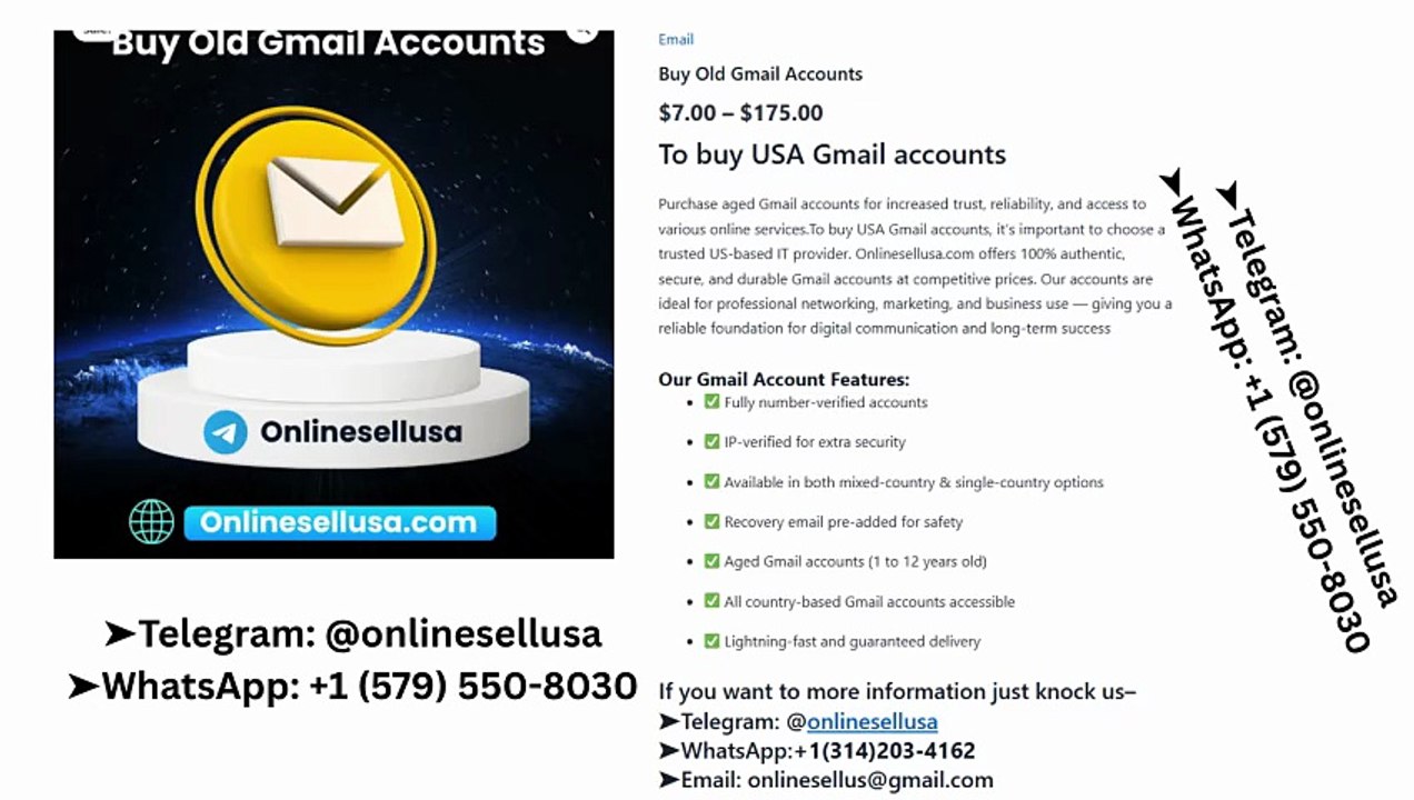 Buying Old Gmail Accounts: Easy Step-by-Step Guide