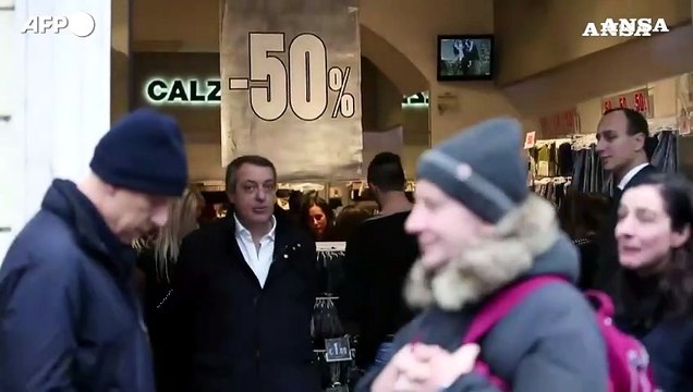 Saldi invernali al via, giro d'affari da 4,8 miliardi