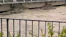 Acqua a livello al Ponte dei Carrettieri