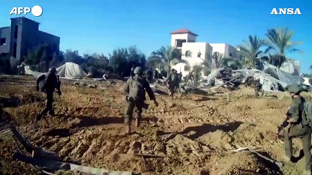 Gaza, i filmati dell'esercito israeliano nella Striscia