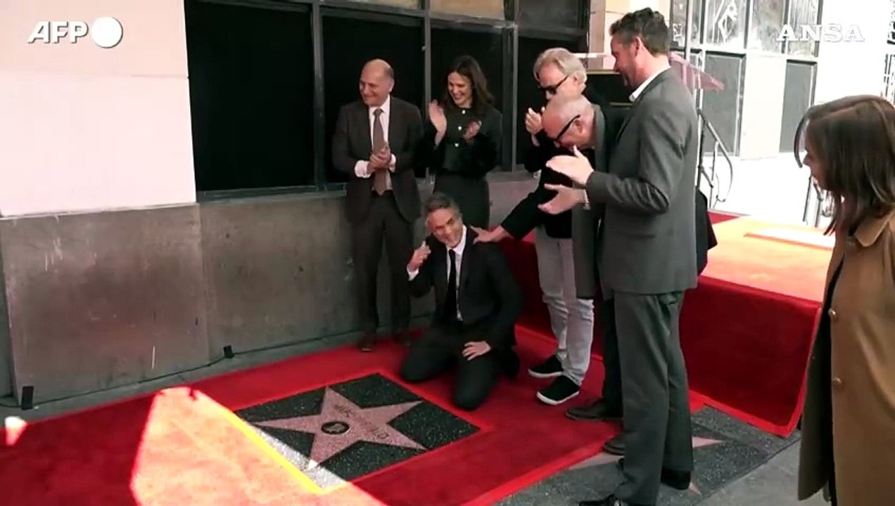 Mark Ruffalo riceve la stella sulla Hollywood Walk of Fame
