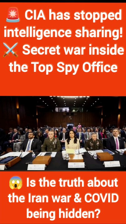 🚨 CIA vs Top Spy Office: Secret Intelligence War Exposed