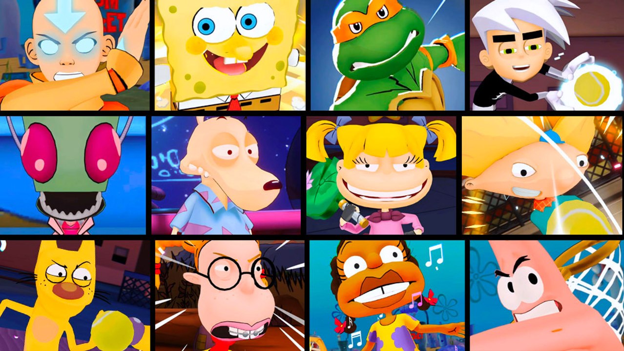 Nickelodeon Extreme Tennis: Next!  All Intros and Special Attacks