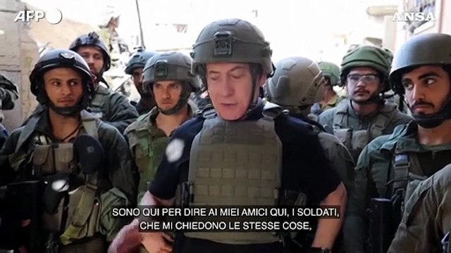 Netanyahu a Gaza: Andiamo fino in fondo, fino alla vittoria
