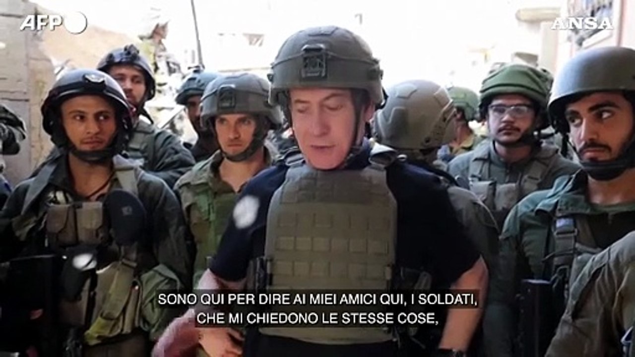 Netanyahu a Gaza:  "Andiamo fino in fondo, fino alla vittoria"