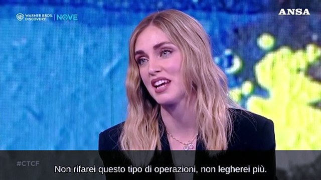 Che tempo che fa, Ferragni: Non legherei piu' beneficenza e attivita' commerciali