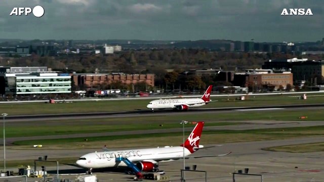 Decollato da Londra primo volo transatlantico con carburante green