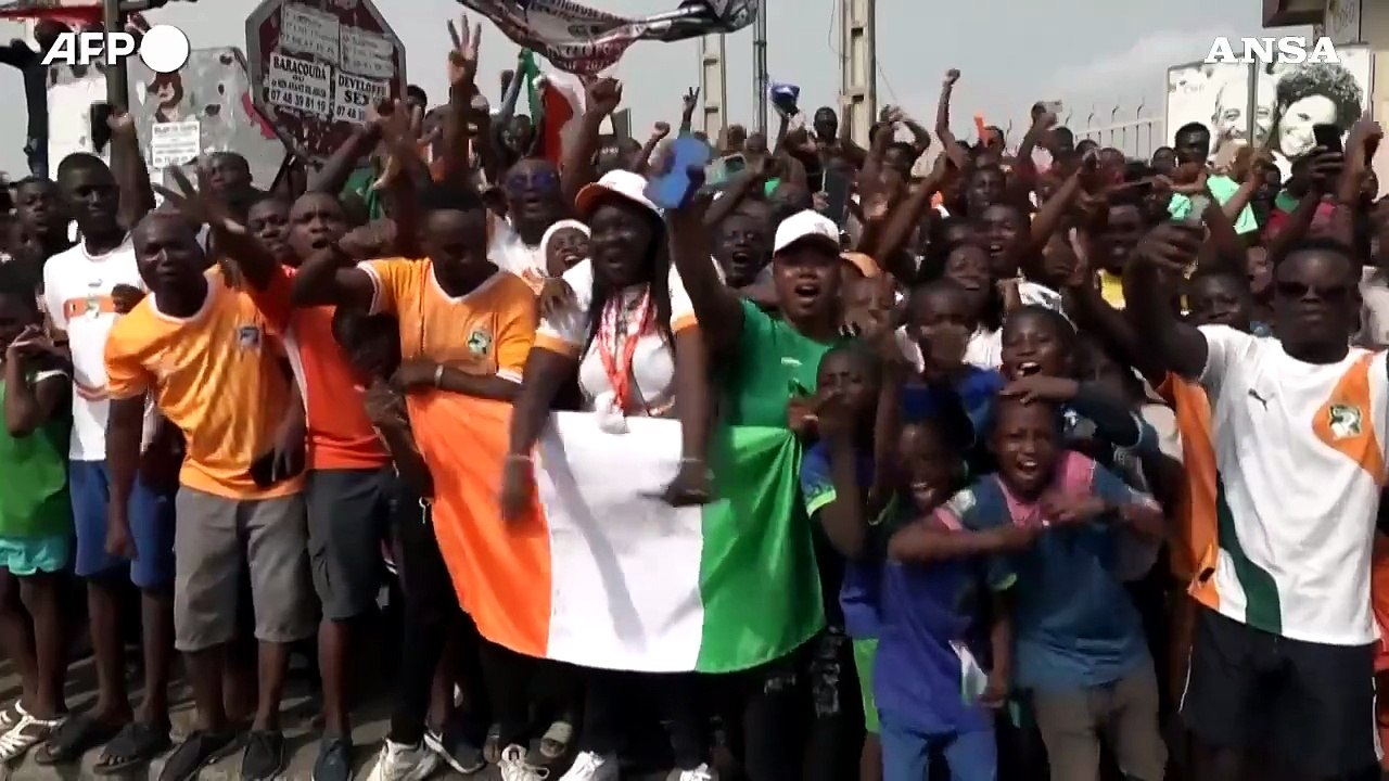 Costa d'Avorio, tifosi in delirio per la vittoria della Coppa d'Africa