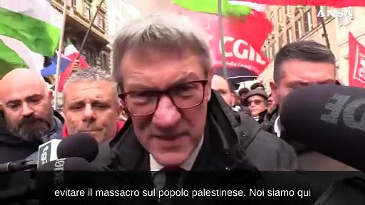 MO, Landini: "Cessate il fuoco a Gaza e all'uccisione di innocenti e bambini"