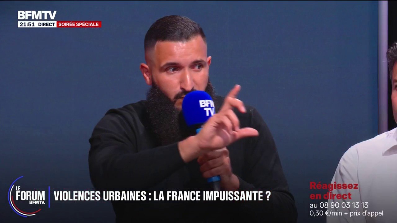 FORUM BFMTV - Violences urbaines: "Ce n'est pas toujours la faute des parents", explique Kevin, gardien d'immeuble