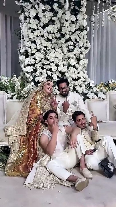 Momina Iqbal with her husband