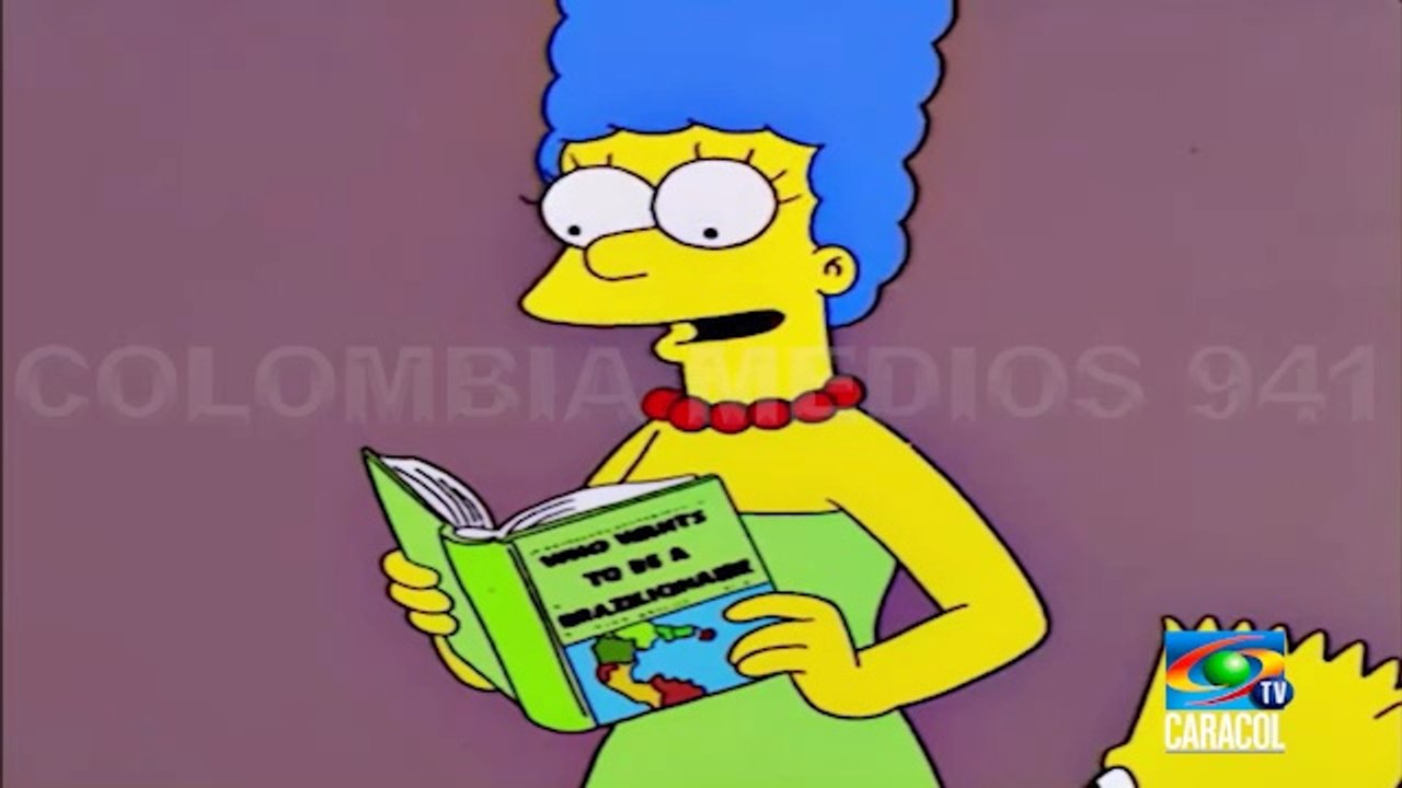 Los Simpsons - La Familia Simpsons Llegando al Hotel en Río de Janeiro - Español Latino - Caracol TV (Años 2000))