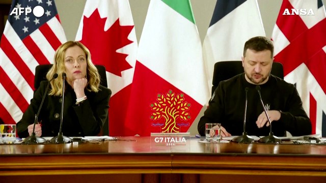 Zelensky al G7: Sapete cosa ci serve, contiamo su di voi