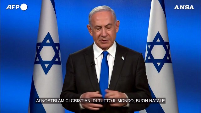 Israele, gli auguri di Natale di Netanyahu: Restando uniti vinceremo questa guerra