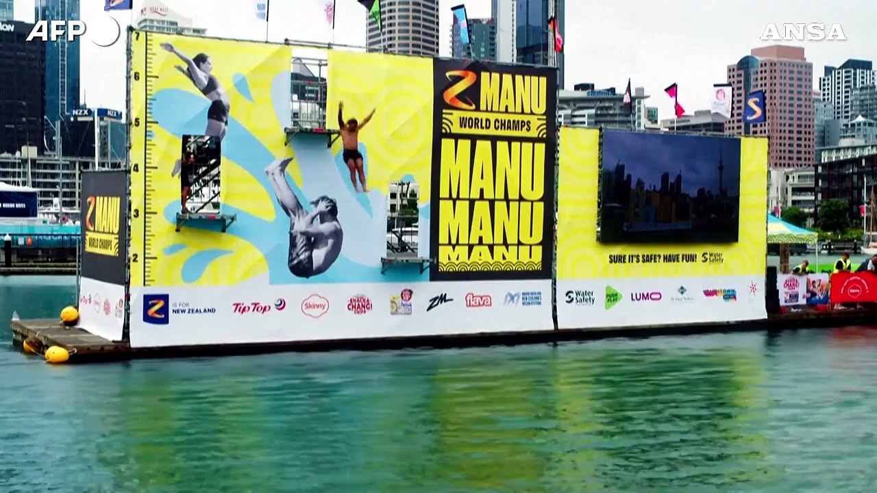 Nuova Zelanda, ad Auckland il  primo campionato mondiale di tuffi a bomba