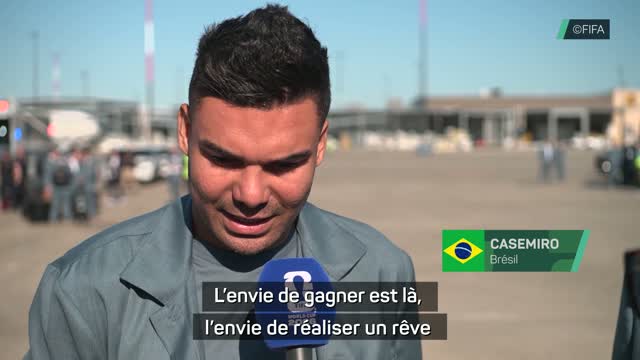 Brésil - Casemiro : "Peut-être un peu en retrait cette fois-ci"