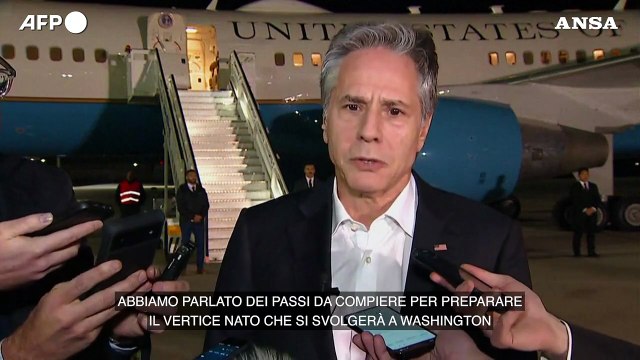 Blinken: Evitare che il conflitto in Medio Oriente si estenda
