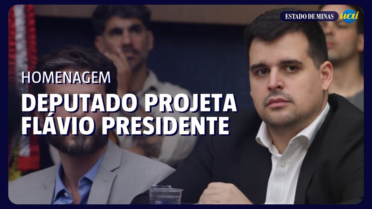 Bruno Engler exalta Bolsonaro em homenagem a Flávio em BH