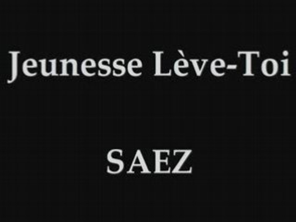 SAEZ Jeunesse Lève-Toi (OUI FM)