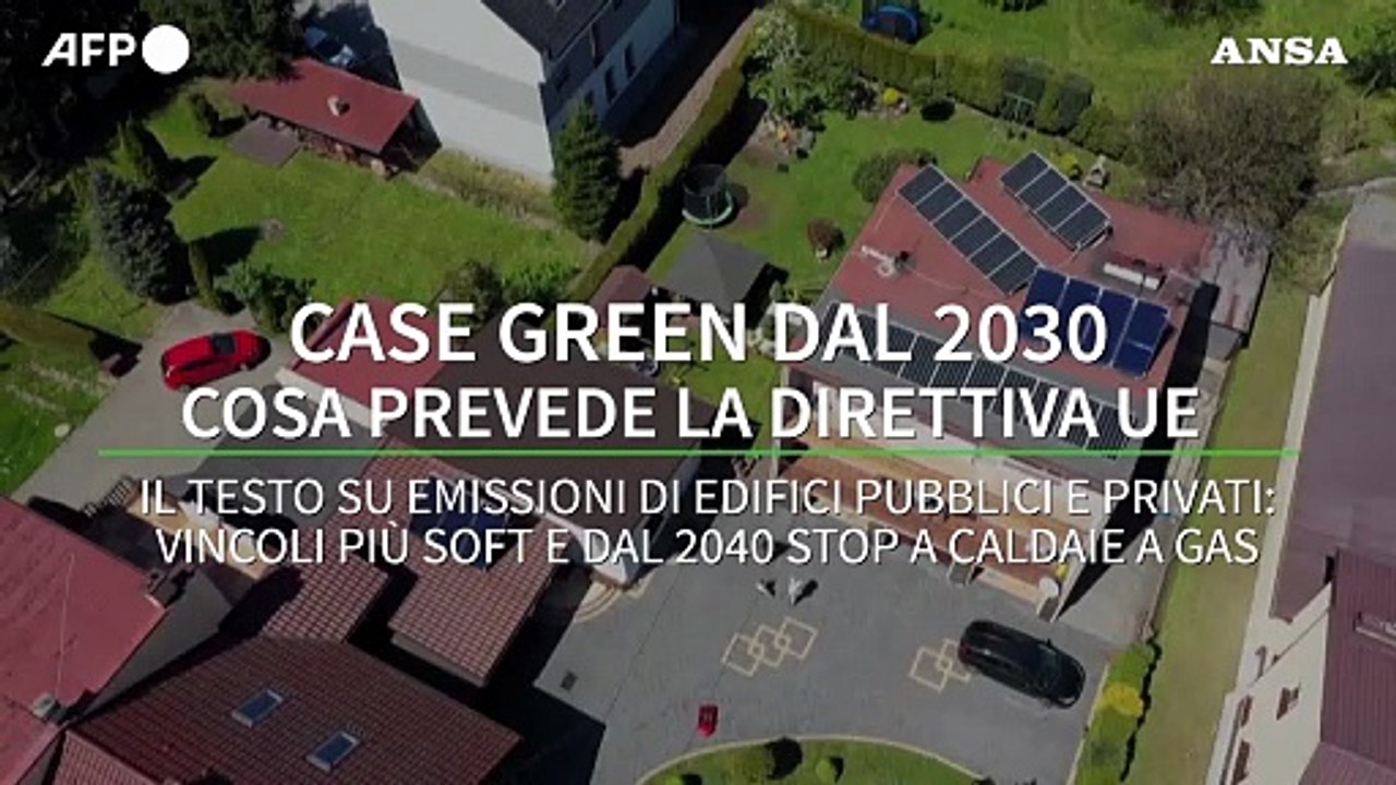 Case green dal 2030, cosa prevede la direttiva Ue