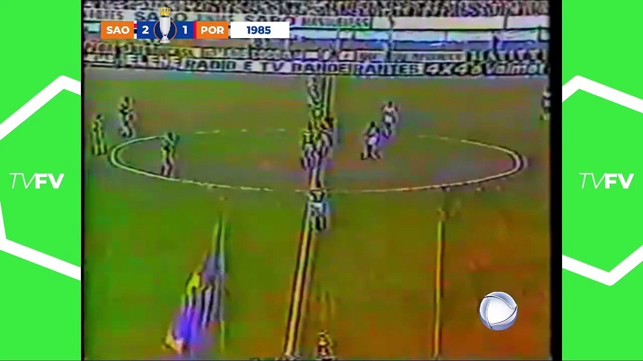 Gols | São Paulo 2x1 Portuguesa - Paulista 1985 (Record)