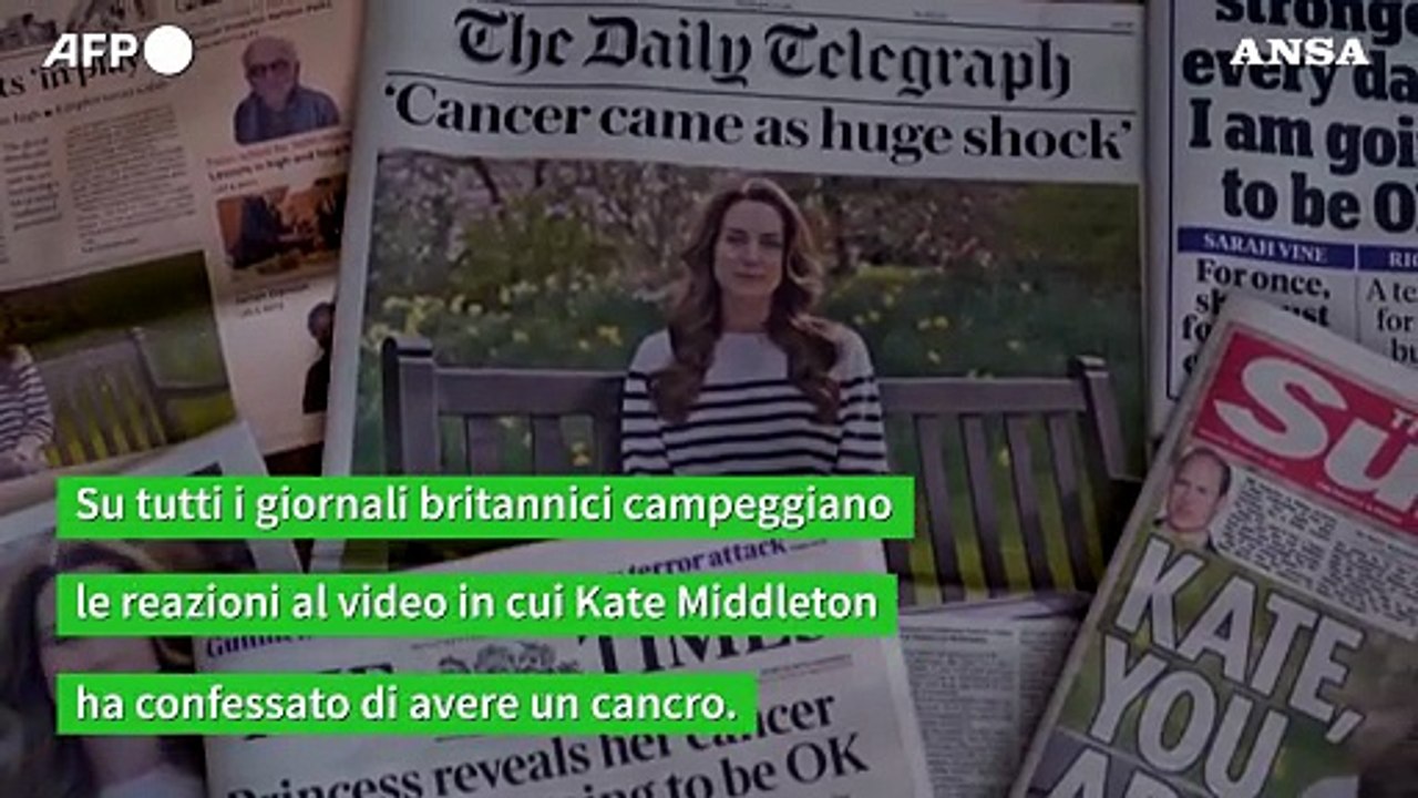 Gran Bretagna sotto shock ma sono tutti con Kate Middleton