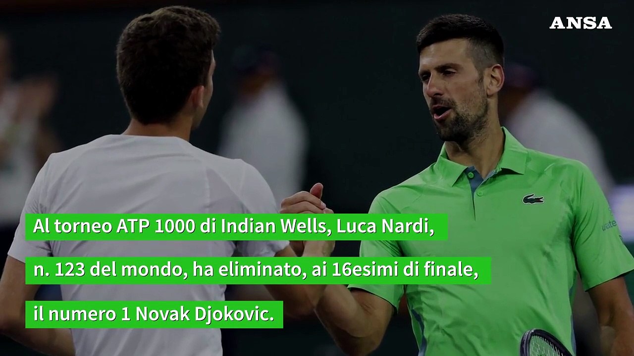 Alla scoperta di Luca Nardi, giustiziere di Novak Djokovic