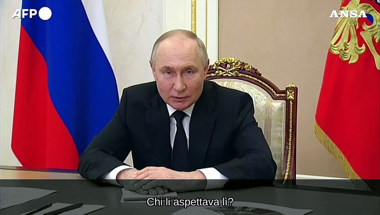 Strage a Mosca, Putin evoca ancora un ruolo di Kiev nell'attentato