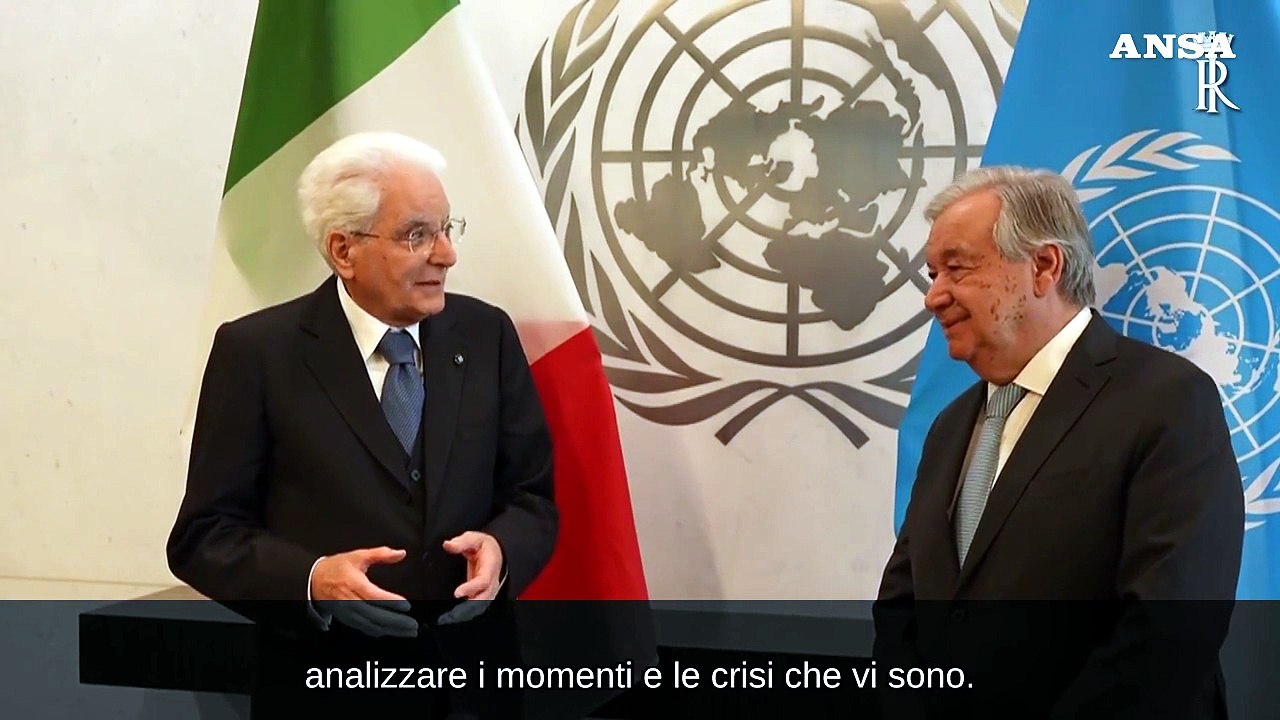 Mattarella: "Interrompere la spirale che aggrava i problemi"