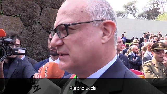 Fosse Ardeatine, Gualtieri: Ricorrenza dolorosa che unisce nei valori della Costituzione